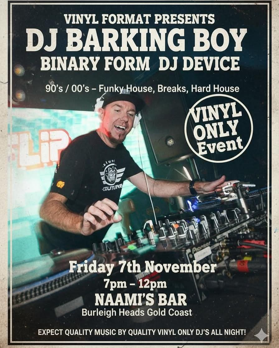 Vinyl Format presents DJ Barking Boy